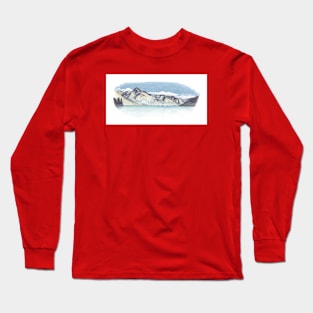 Walter Peak from Queenstown Long Sleeve T-Shirt